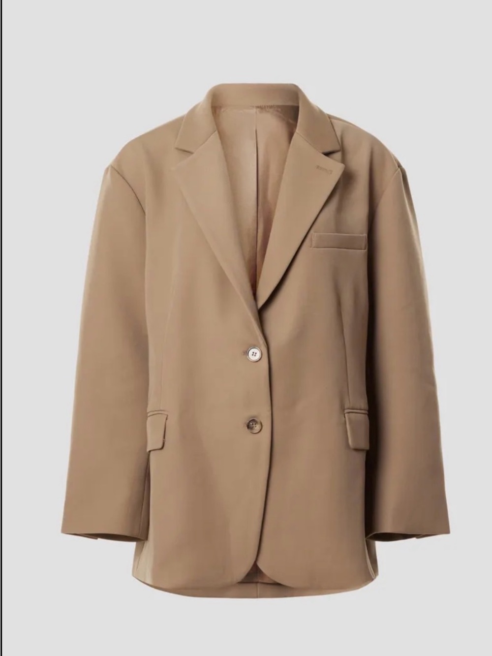 ASTR the label Tan Oversized Blazer Jacket